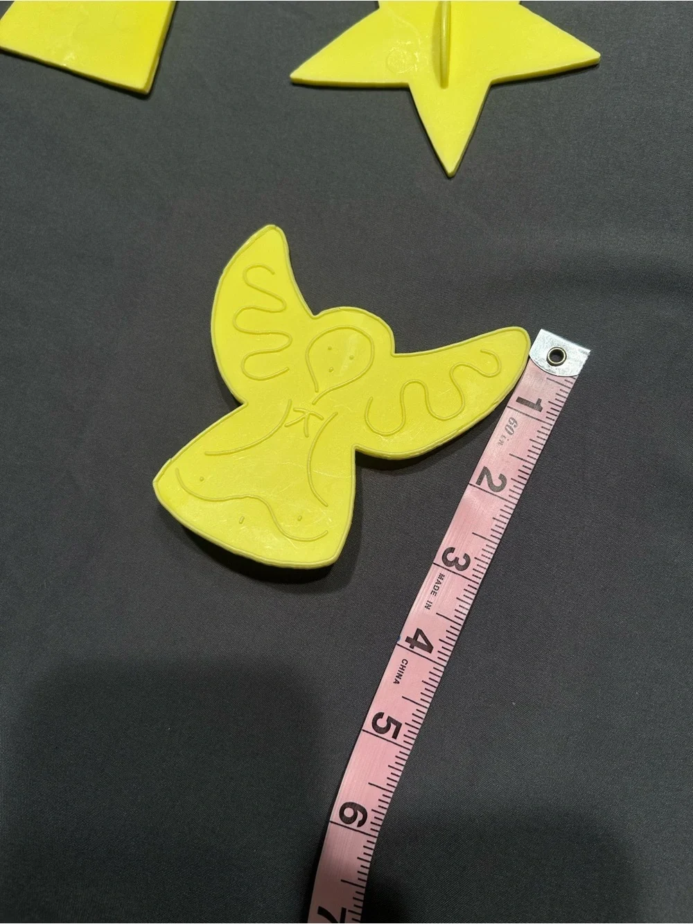 3 Piece Yellow Nativity Themed Christmas Cookie Cutters